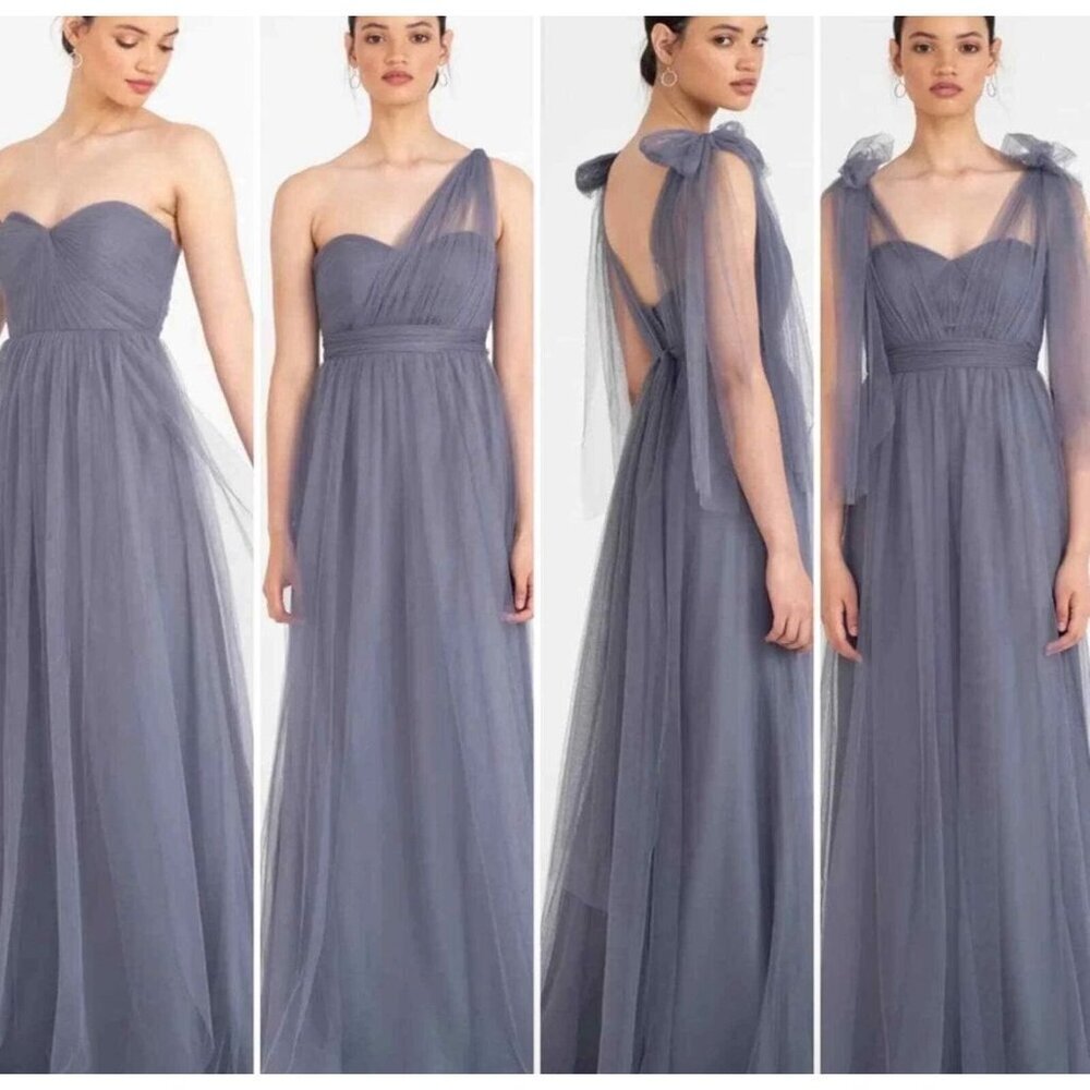 NWT Jenny Yoo Annabelle Convertible  Tulle Evening  Women's Gown Size 14 ($258)